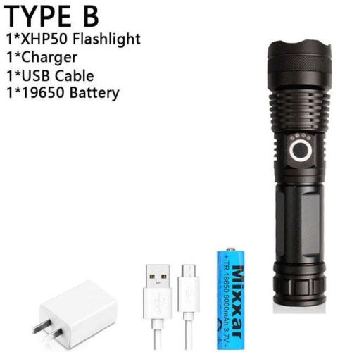 LED/Powerful/Rechargeable/Tactical/Handled/EDC Flashlight cob Bike/Camping/Underwater/Search/Portable Light