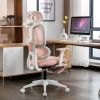 Multi-functional Ergonomic Mesh Office Chair with Adjustable Armrest,Footrest,Lumbar Support, 360¬∞  Silent Wheels,Headrest for Home & Office