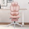 Multi-functional Ergonomic Mesh Office Chair with Adjustable Armrest,Footrest,Lumbar Support, 360¬∞  Silent Wheels,Headrest for Home & Office