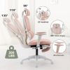 Multi-functional Ergonomic Mesh Office Chair with Adjustable Armrest,Footrest,Lumbar Support, 360¬∞  Silent Wheels,Headrest for Home & Office